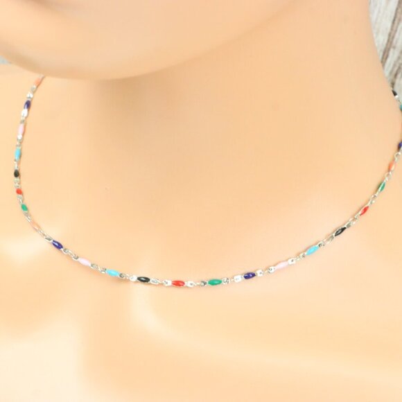 Minimalist Necklace Chain, Elegant Jewelry for Women & Girls | MLCRC1321 - Picture 9 of 10